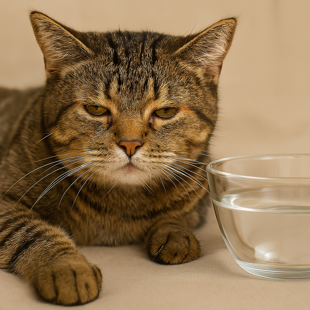 Dehydration in Cats Warning Signs, Common Causes, and How to Treat It