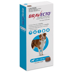 Bravecto Chews For Large Dog 44-88 lbs (20-40kg)