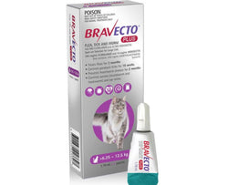Bravecto Plus For Large Cat 13.8-27.5 lbs (6.25-12.5kg)