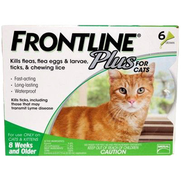 Frontline Plus For Cats and Kittens 8 Weeks or Older