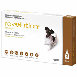 Revolution Brown For Small Dog 10-20lbs (5-10kg)