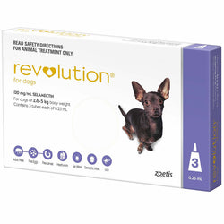 Revolution Purple For Very Small Dog 5-10lbs (2.5-5kg)