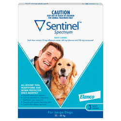 Sentinel Spectrum Tasty Chews for Large Dogs 50-100lbs (22-45kg)