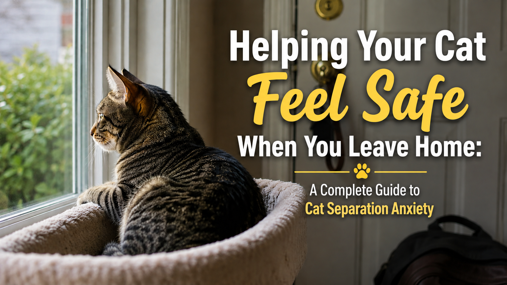 Helping Your Cat Feel Safe When You Leave Home: A Complete Guide to Ca