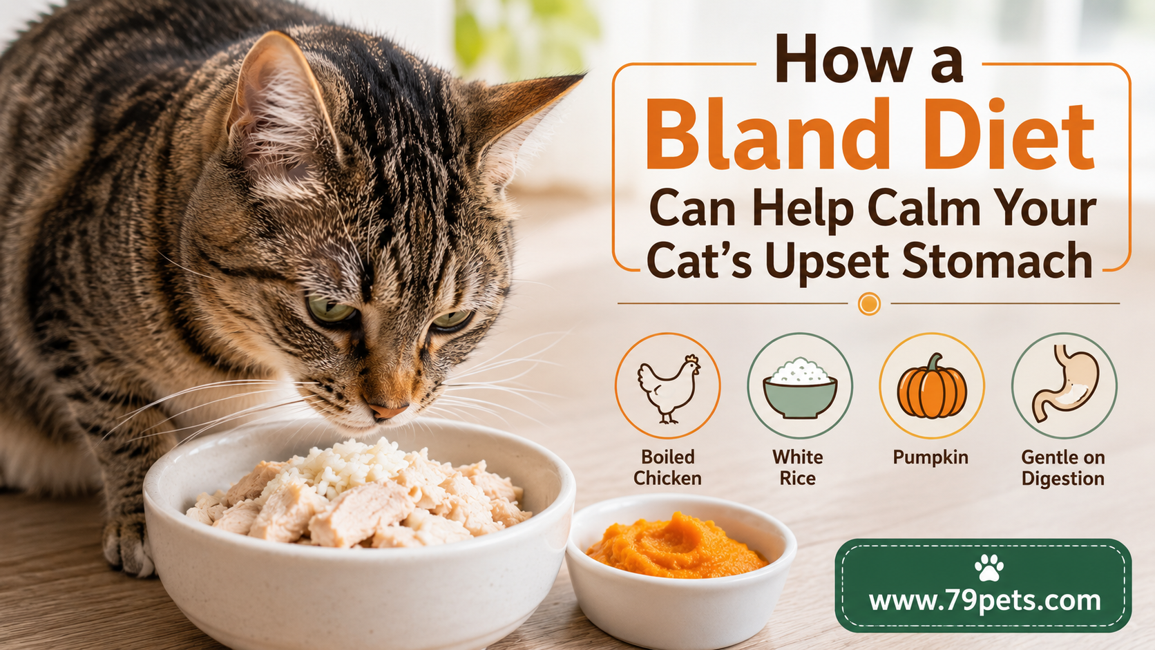How a Bland Diet Can Help Calm Your Cat’s Upset Stomach
