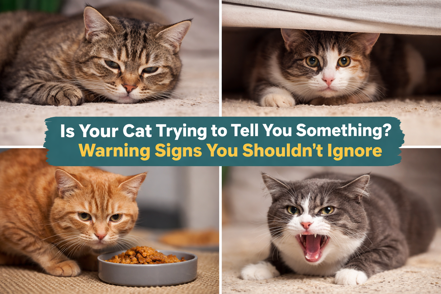 Is Your Cat Trying to Tell You Something? Subtle Signs You Should Neve