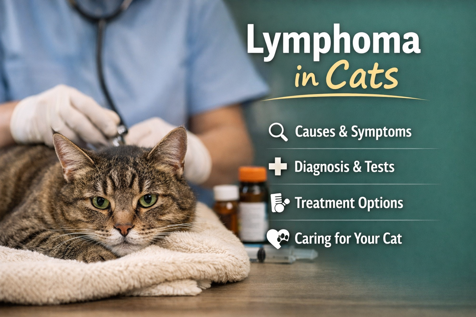 Lymphoma in Cats: Causes, Symptoms, Treatment & Care Guide