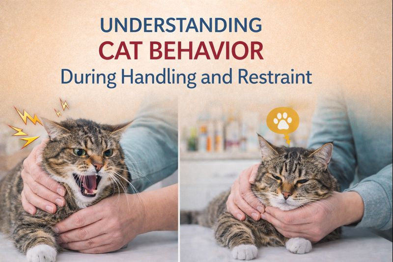 Understanding Cat Behavior During Handling and Restraint