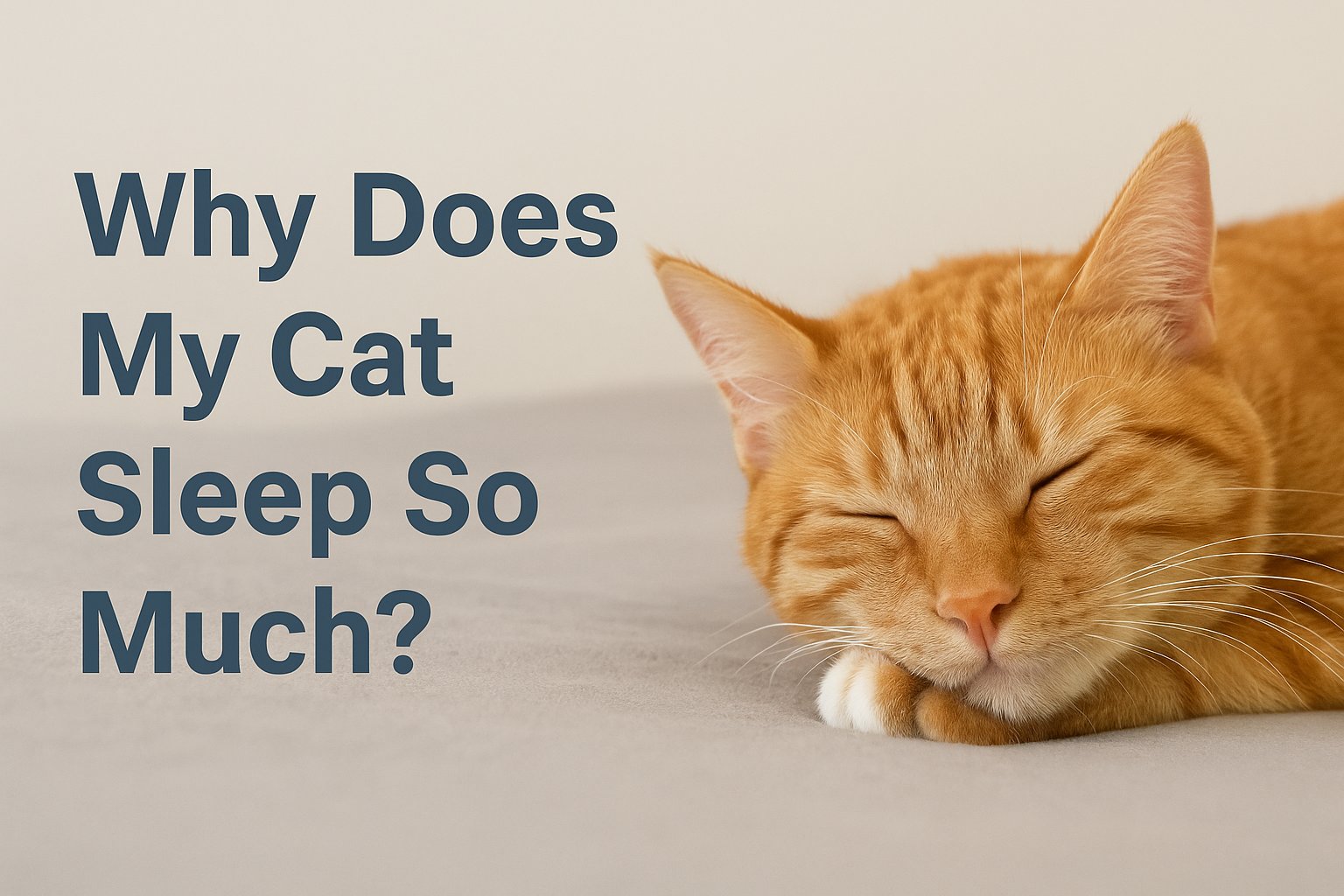 Why Does My Cat Sleep So Much? Understanding Feline Sleep Patterns