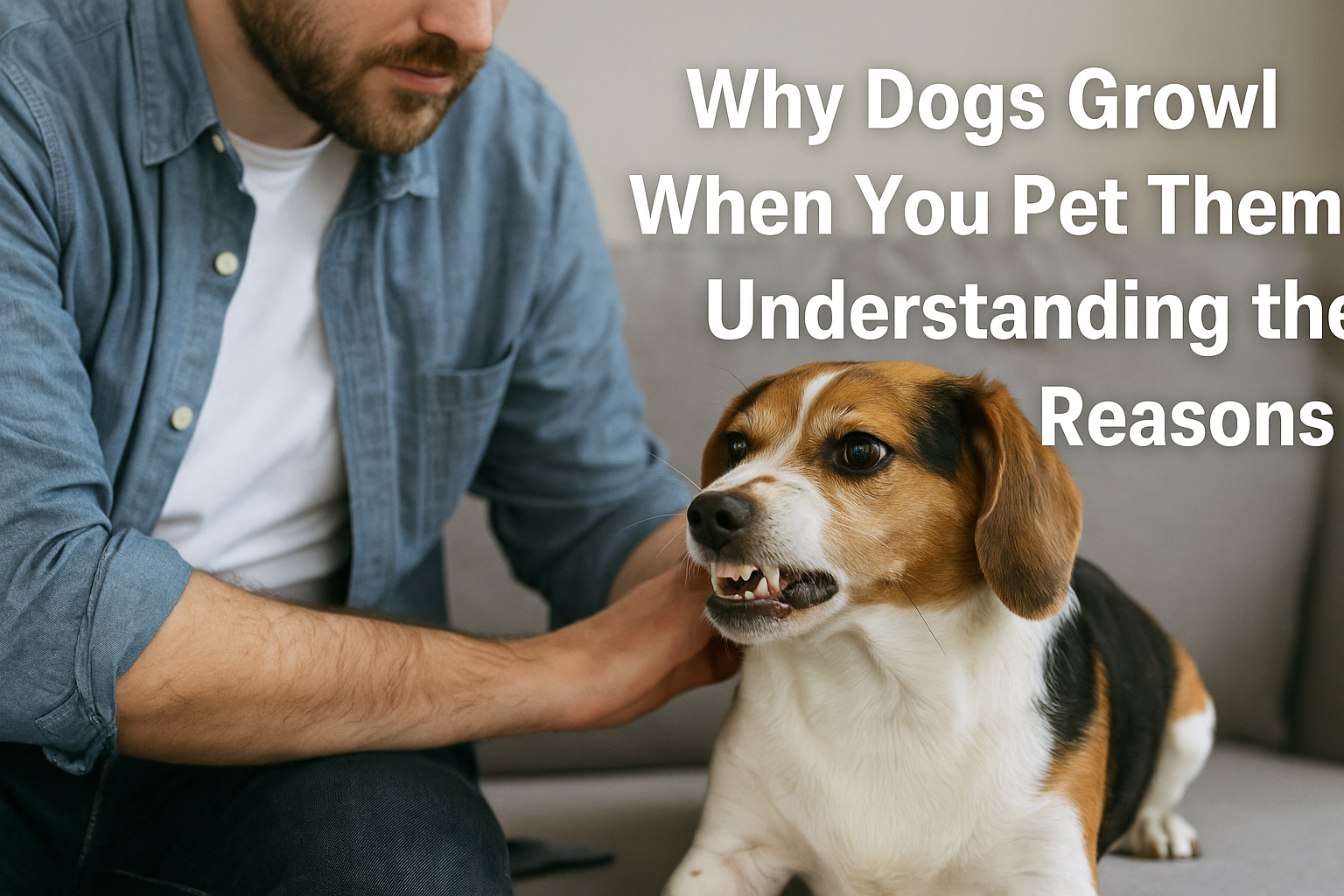 Dog 210 Roots Why Dogs Growl When You Pet Them: Understanding the Reasons