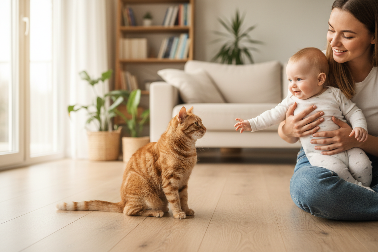 Cats and Babies: A Safe and Stress-Free First Introduction Guide