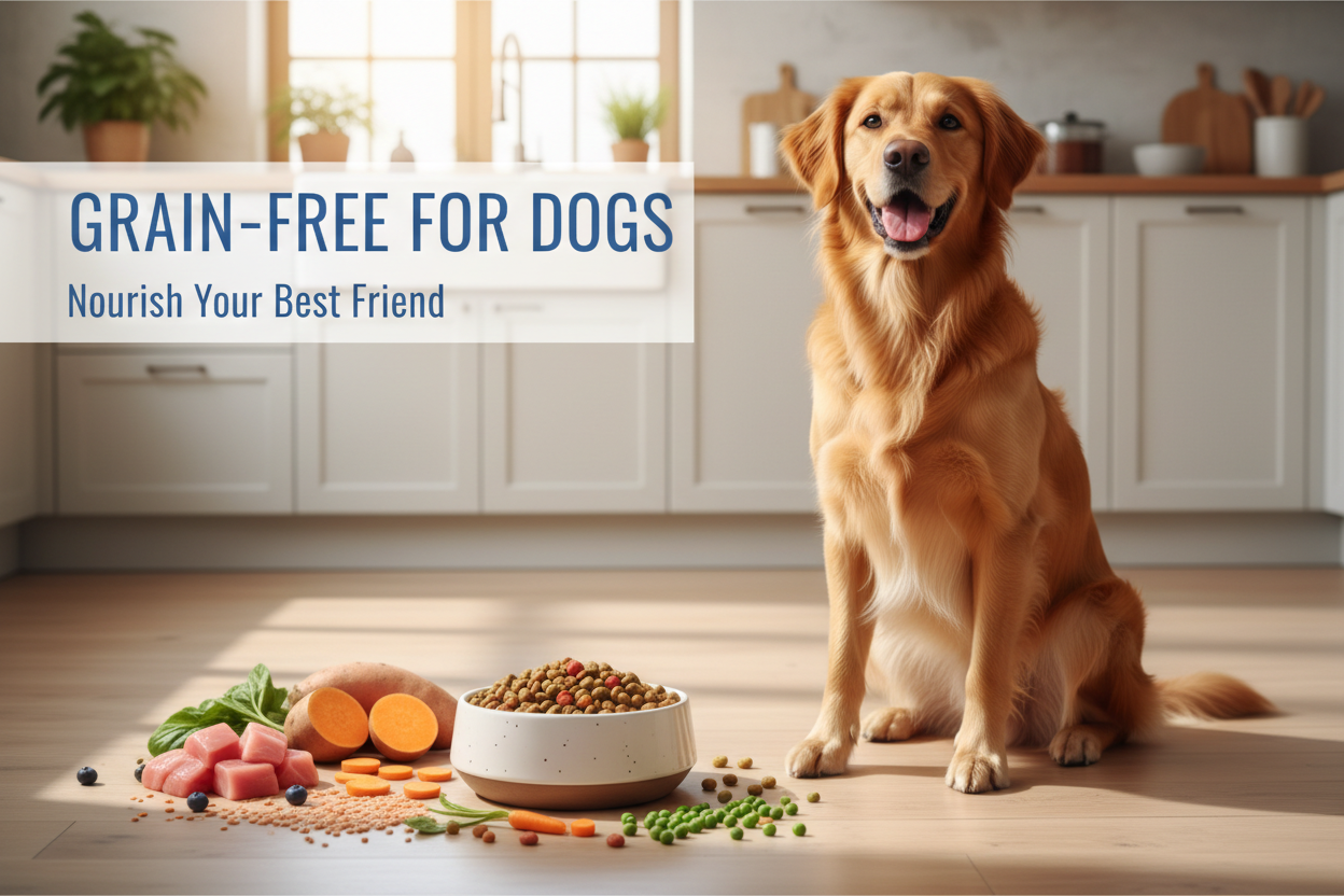 Grain-Free Dog Food Explained: Benefits, Risks, and What’s Best for Yo