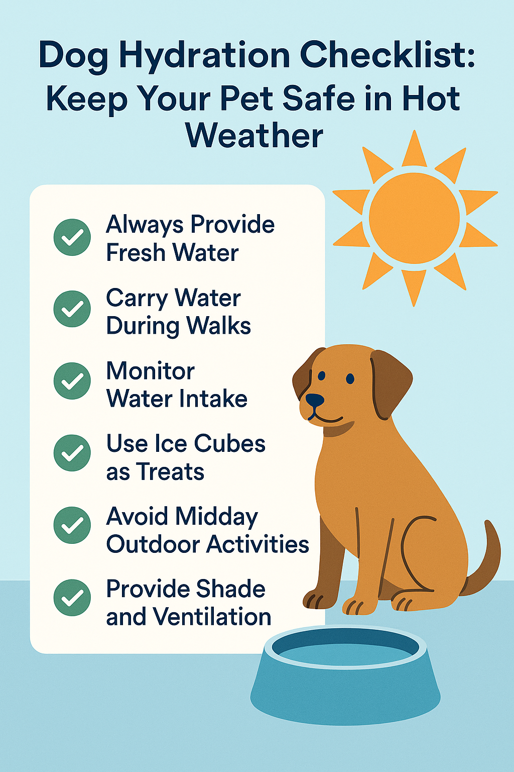 Hot Weather Hydration Guide for Dogs: Essential Tips to Keep Your Pet