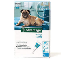 Advantage Aqua For Medium Dogs 8.8-22lbs (4-10kg)