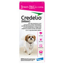 Credelio Chewable Tablets 112.5mg For Dogs 6.1-12 lbs (2.5-5.5 kg) 3 Pack