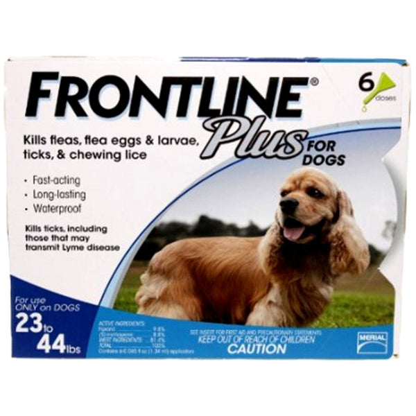 Frontline Plus For Medium Dog 22-44lbs (10-20kg)