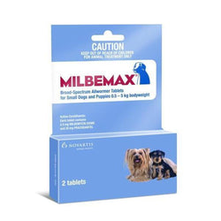 Milbemax Wormer For Small Dog Under 5 Kg (11 lbs) - 4 Chews