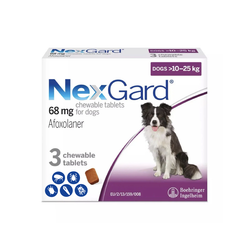 NexGard Chew For Medium Dogs 24-60lbs (10-25kg)