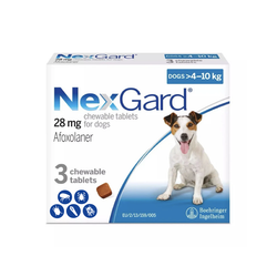 NexGard Chew For Small Dogs 10-24lbs (4-10kg)