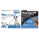 NexGard and Heartgard Plus (Blue) Combo for Dogs 10-24 lbs (4-10 kg)