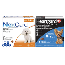 NexGard & Heartgard (Blue) Combo Dogs 4-10 lbs (2-4 kg)