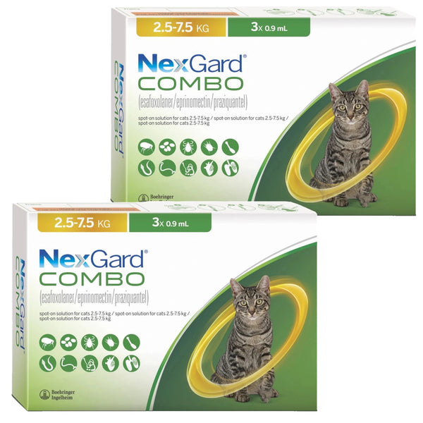 Nexgard Combo For Cats 5.5-16.5 lbs (2.5-7.5 kg)