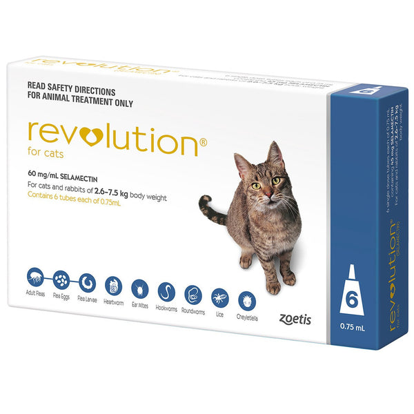 Revolution Blue For Cats 5.7-15.5lbs (2.6-7.5kg)