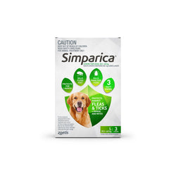Simparica Chewables For Large Dogs 44.1-88 lbs (20-40kg)