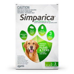 Simparica Chewables For Large Dogs 44.1-88 lbs (20-40kg)