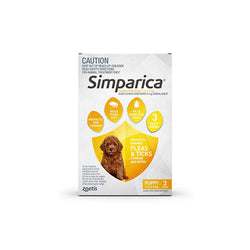 Simparica Chewables For Tiny Dogs 2.8-5.5 lbs (1.3-2.5kg)
