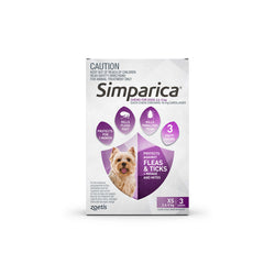 Simparica Chewables For Very Small Dogs 5.6-11 lbs (2.5-5kg)