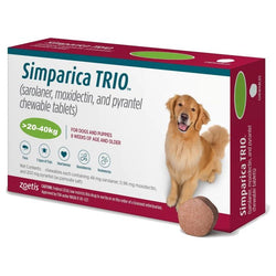 Simparica Trio For Dogs 44.1-88 lbs (20-40 kg)