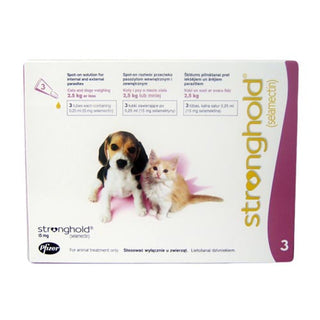 Stronghold Pink For Puppy And Kittens Upto 5lbs (2.5kg)