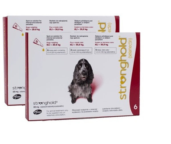 Stronghold Red For Dogs 22-44 lbs (10-20kg)
