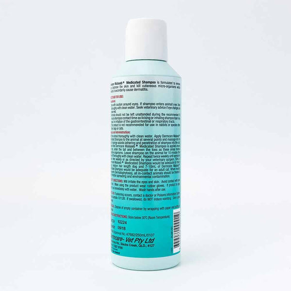 Dermcare Malaseb Medicated Shampoo For Dogs & Cats 250 ml | 79Pets.com 