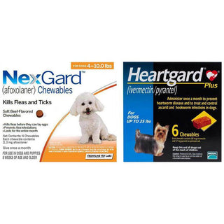 NexGard & Heartgard (Blue) Combo Dogs 2-4 kg - 6 pack | 79Pets.com