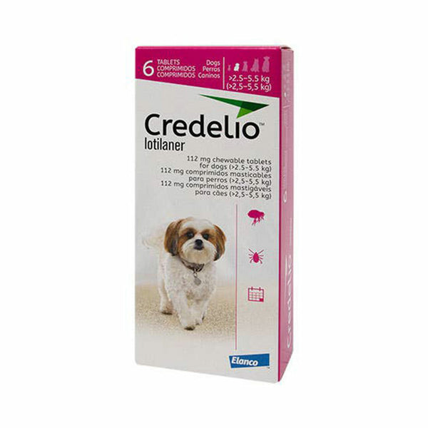 Credelio Chewable For XS Dog 6.1 to 12.0 lbs (2.5-5.5 kg) 6 Pack | 79Pets.com