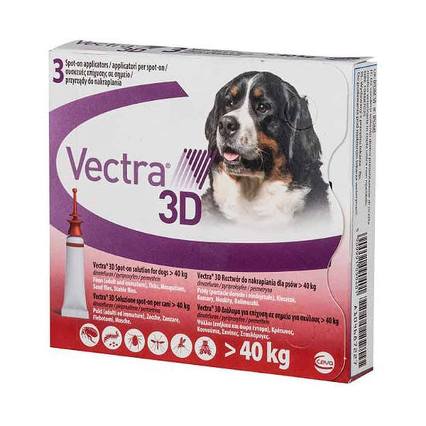 Vectra 3D Spot On For Extra Large Dogs Over 96 lbs (40kg) | 79Pets.com