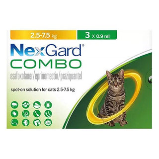 Nexgard Combo for Cats 5.5-16.5 lbs (2.5-7.5 kg) | 79Pets.com